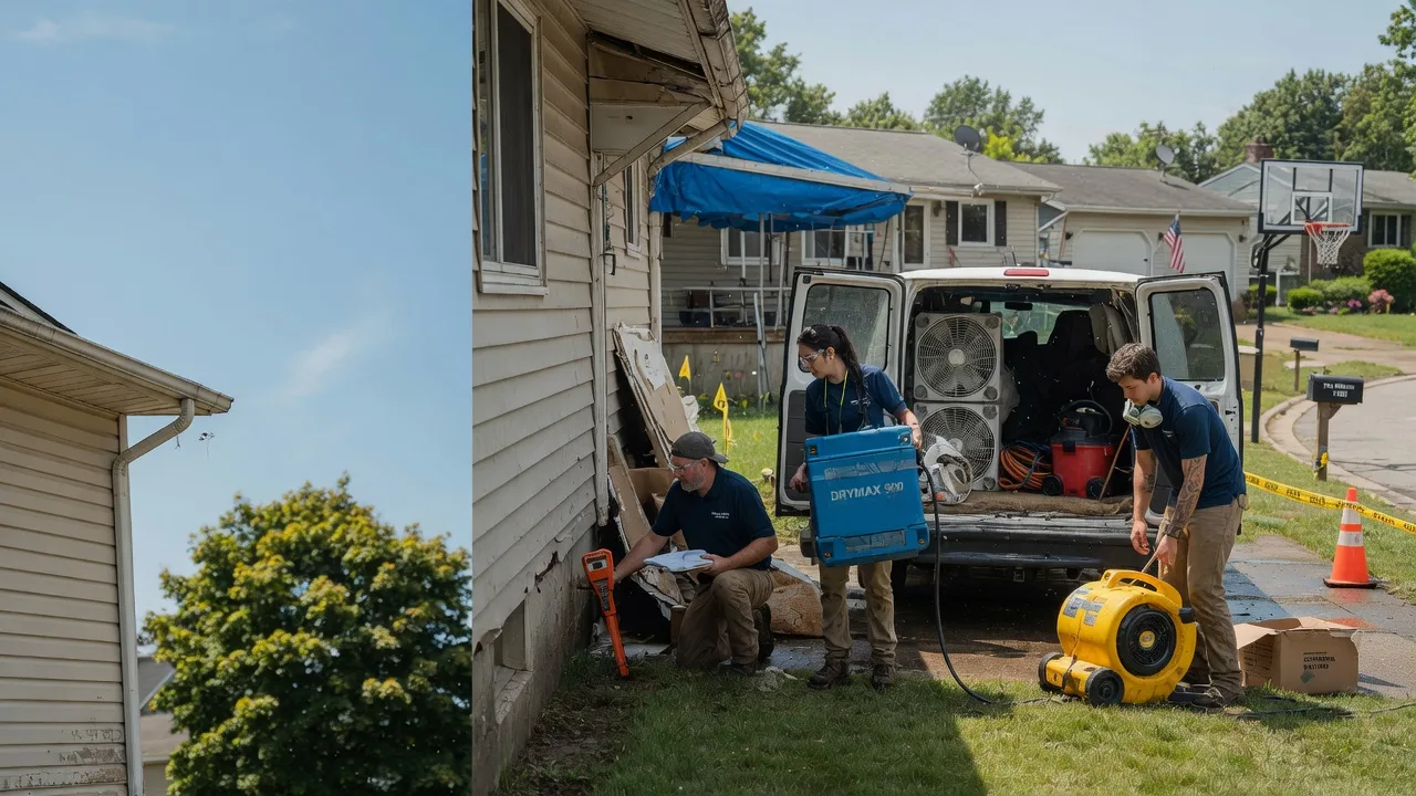 Ceiling Leak Cleanup in Plymouth, IN near me